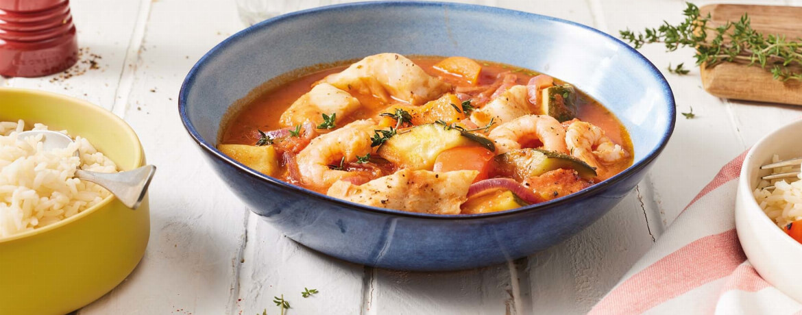 [Schnell &amp; einfach] Kabeljau mit Garnelen &amp; Gemüse | LIDL Kochen