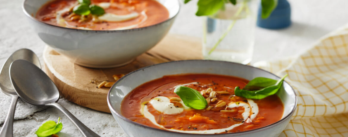 Tomatensuppe mit Reis - Monsieur Cuisine Rezept