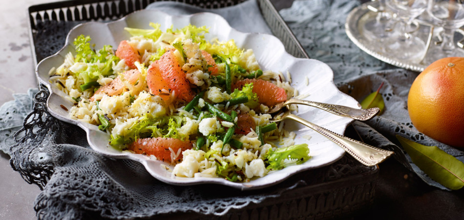 Reissalat mit Grapefruit - Rezept | LIDL Kochen