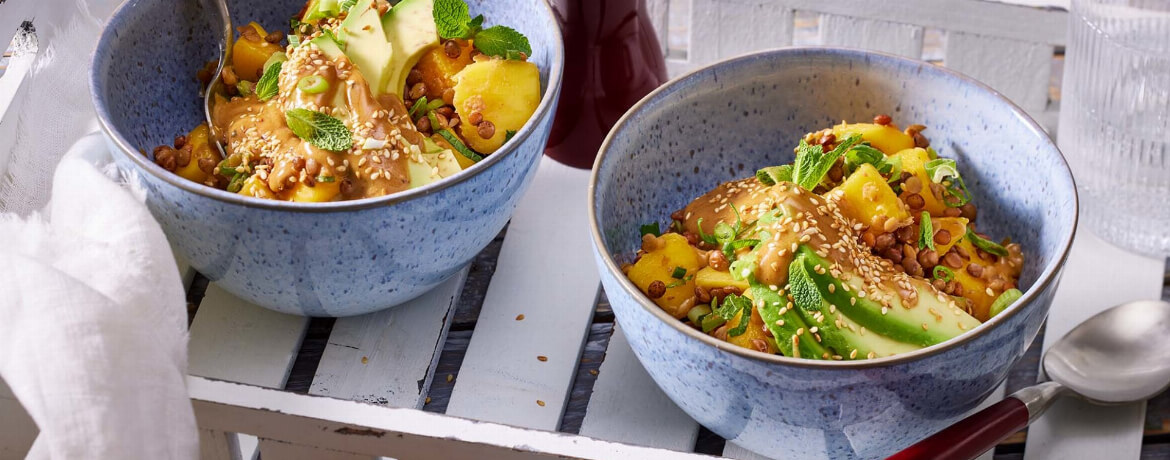 [Schnell &amp; einfach] Linsensalat mit Erdnussdressing | LIDL Kochen