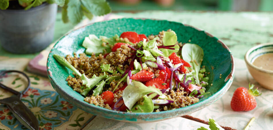 Quinoa-Salat mit Erdbeeren - Rezept | LIDL Kochen