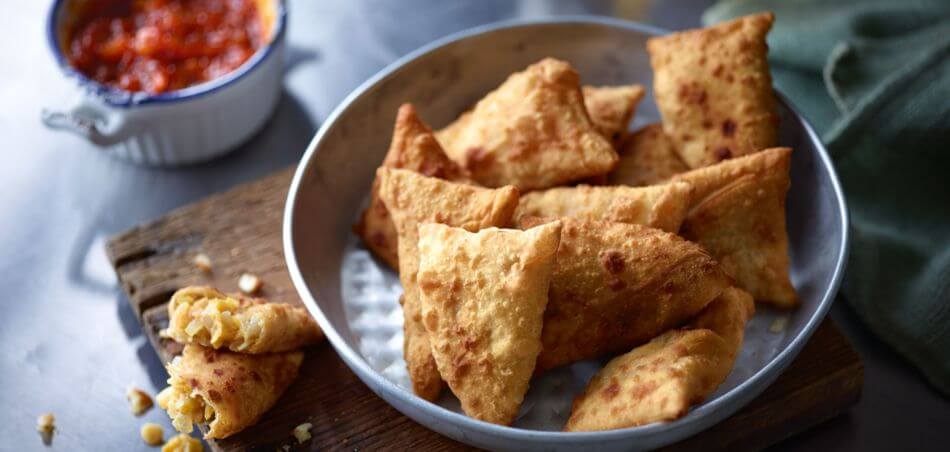 Samosas mit Kokos-Linsen-Füllung - Rezept | LIDL Kochen
