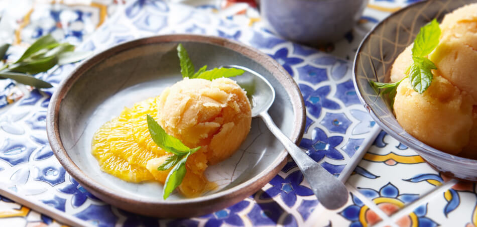 Orangensorbet mit Whiskey - Rezept | LIDL Kochen