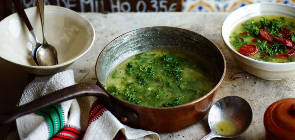 Caldo verde (portugiesische grüne Suppe)