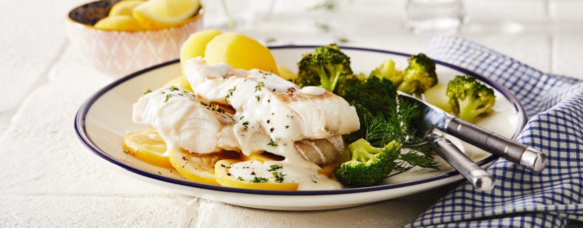 Gedämpfter Kabeljau mit Gemüse - Monsieur Cuisine Rezept