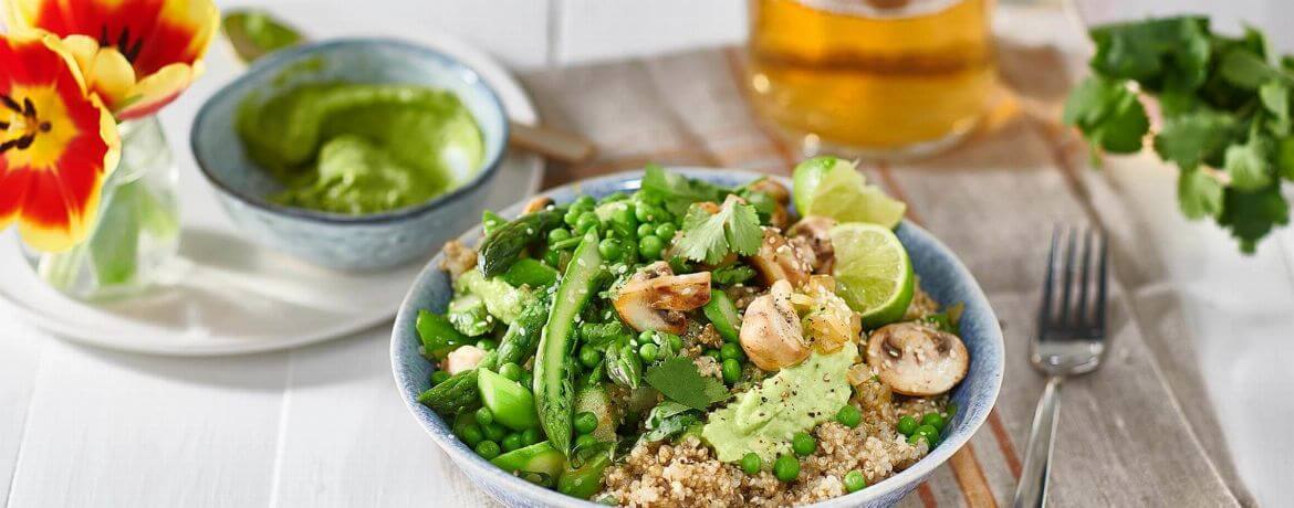 Green Quinoa Bowl mit Spargel für 4 Personen von lidl-kochen.de