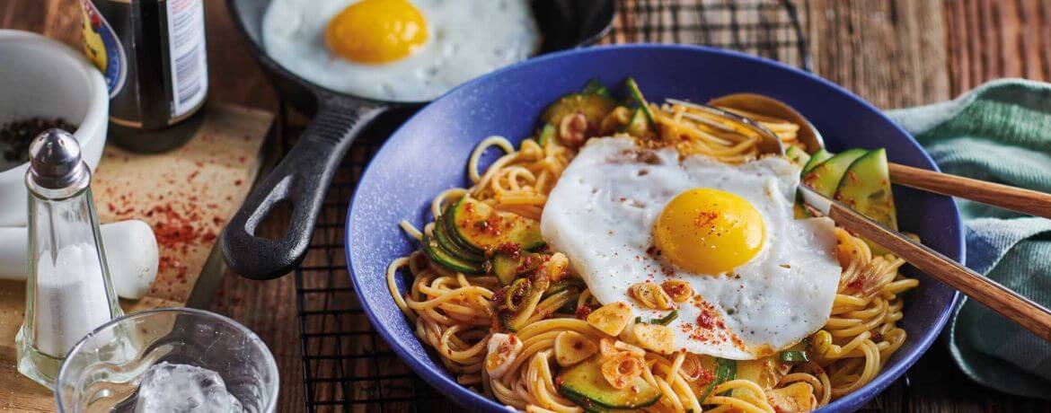 Chili-Nudeln mit Spiegelei - Rezept | LIDL Kochen
