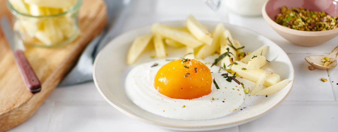 Spiegelei mit Pommes als Aprilscherz für 4 Personen von lidl-kochen.de