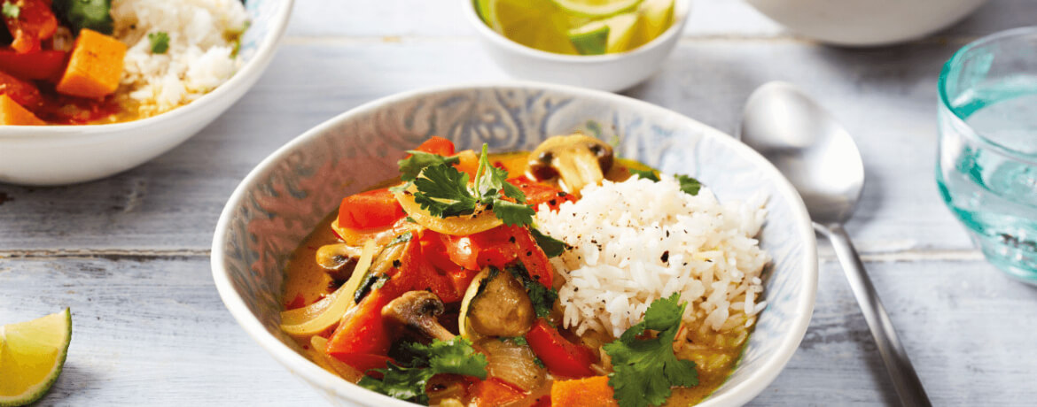 [Schnell & einfach] Thai-Curry mit Gemüse und Reis | LIDL Kochen