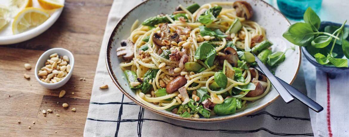 Pasta mit grünem Spargel - Rezept | LIDL Kochen