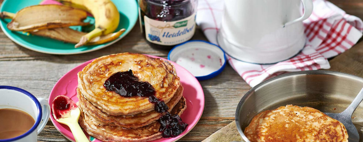 Vegane Vollkorn Bananen Pancakes - Rezepte Suchen