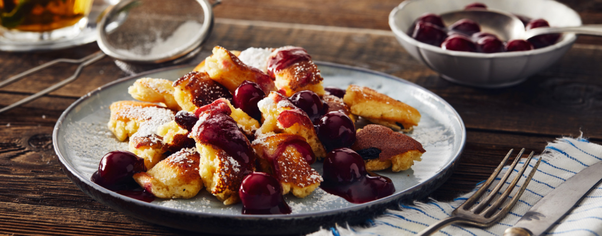 Kaiserschmarrn mit heißen Kirschen für 4 Personen von lidl-kochen.de