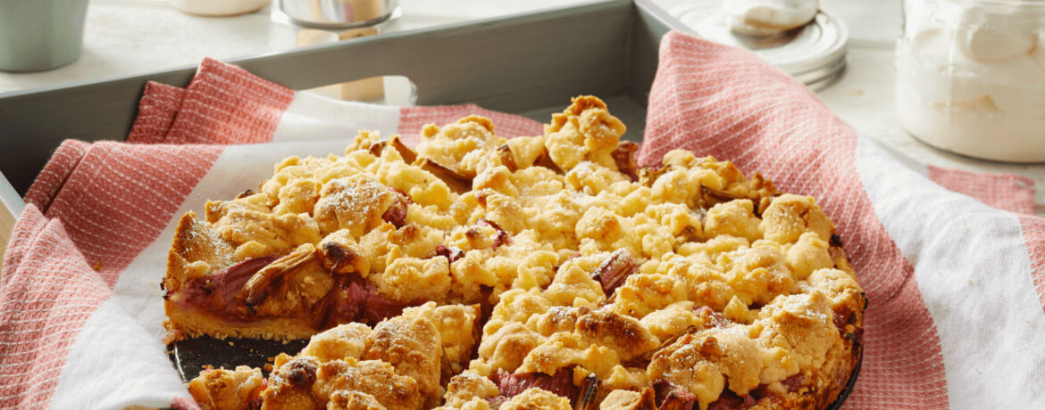 Veganer Rhabarberkuchen Rezept LIDL Kochen