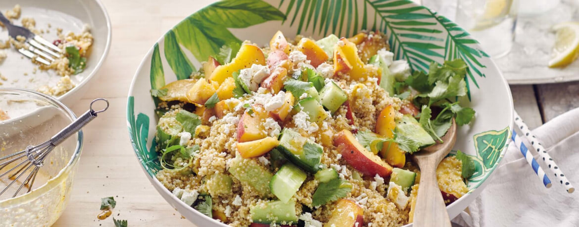Bunter Quinoa-Salat mit Pfirsich - Rezept | LIDL Kochen