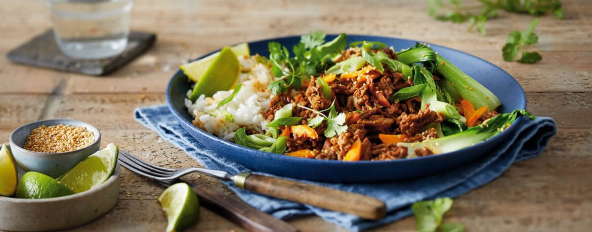 [Schnell &amp; einfach] Reispfanne mit Vemondo Hack | LIDL Kochen