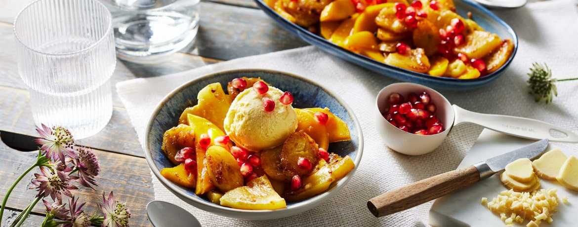 Lauwarmer exotischer Fruchtsalat für 4 Personen von lidl-kochen.de