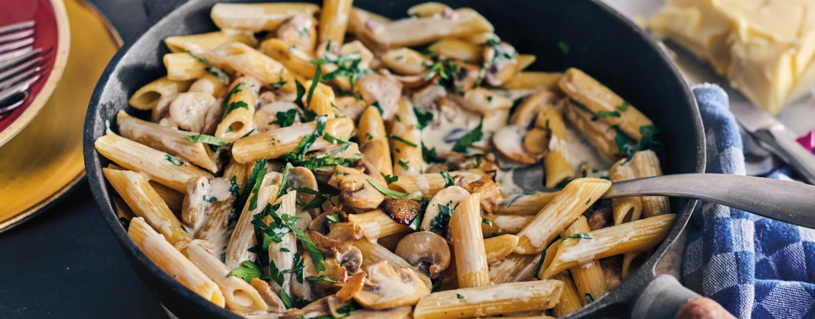 Pasta mit Petersilien-Rahmsauce für 4 Personen von lidl-kochen.de