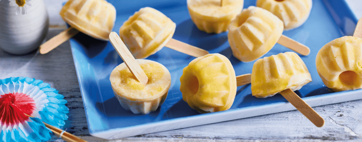 Mango-Minigugelhupf-Eis-am-Stiel für 10 Personen von lidl-kochen.de