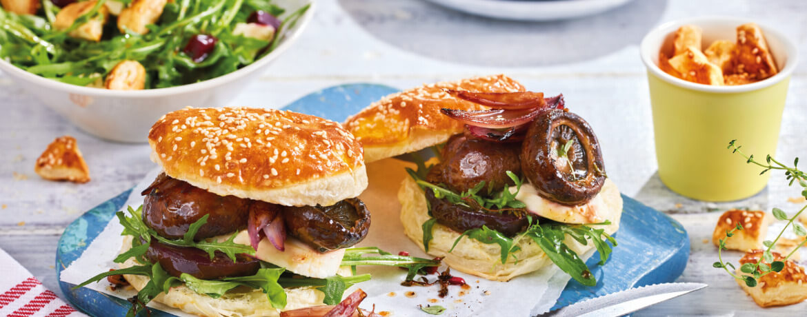 Blätterteig-Pilz-Burger-image