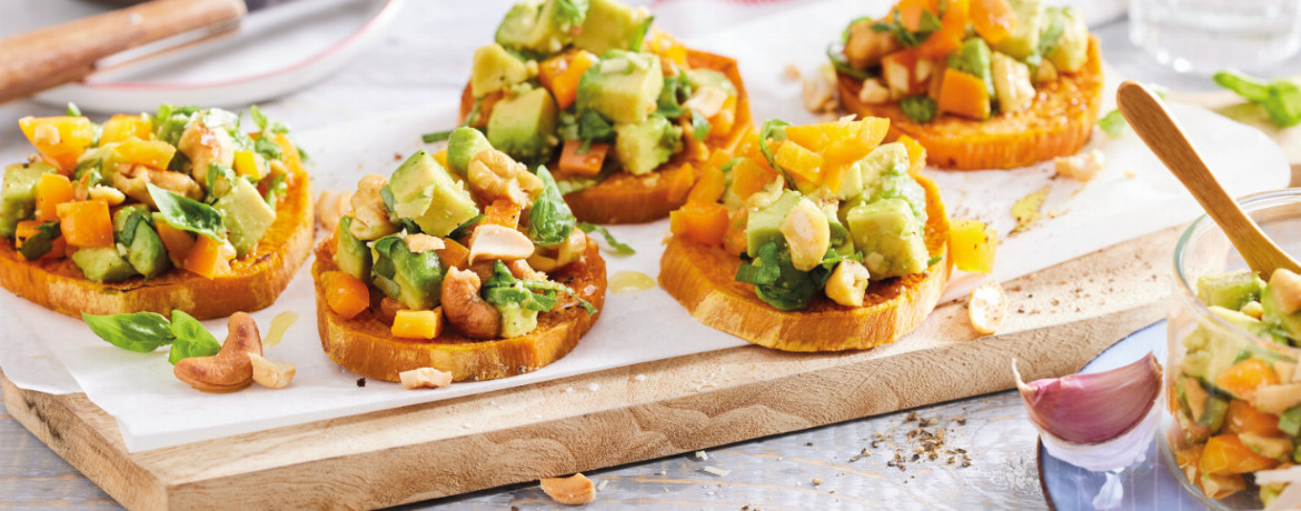 Süßkartoffeltoast mit Avocado-Salsa für 4 Personen von lidl-kochen.de