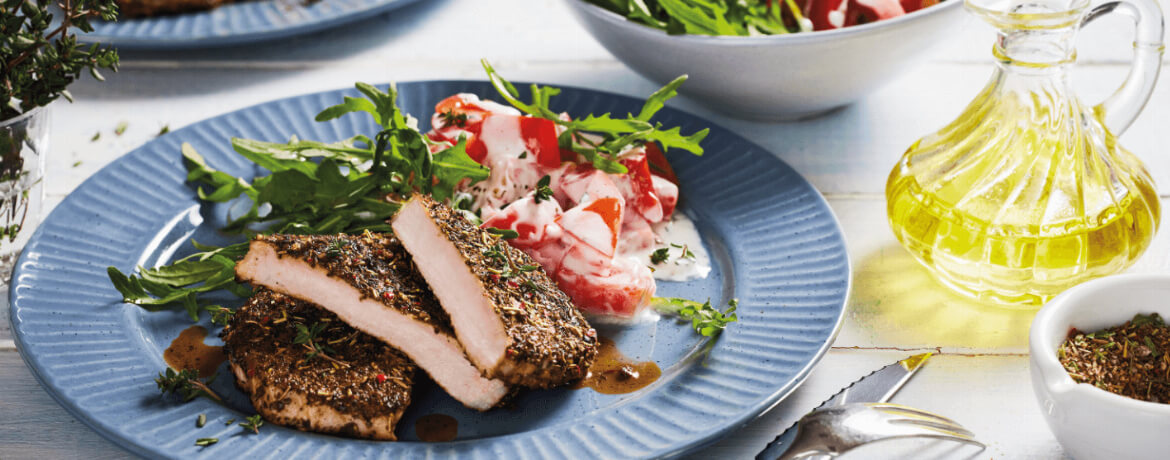 [Schnell &amp; einfach] Steaks mit Rucola-Tomatensalat | LIDL Kochen