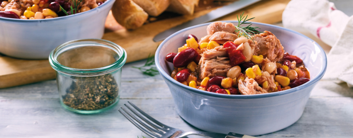 Thunfischsalat „mexikanischer Art“ mit Baguette für 4 Personen von lidl-kochen.de