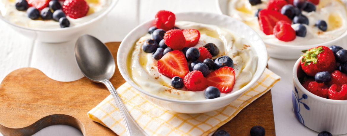 Skyr mit gemischten Beeren für 4 Personen von lidl-kochen.de