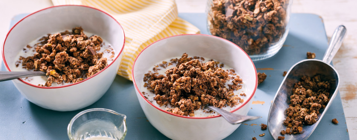 Schoko Knuspermüsli mit Milch für 4 Personen von lidl-kochen.de