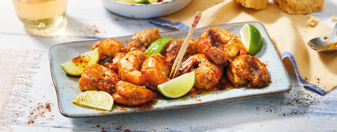 King Prawns mit Cajun Gewürz und Limette für 4 Personen von lidl-kochen.de