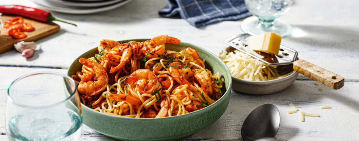 [Schnell &amp; einfach] Spaghetti Garnelen &amp; Tomatensoße | LIDL Kochen