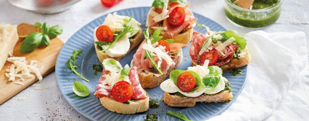 Italienisch belegte Brote für 4 Personen von lidl-kochen.de