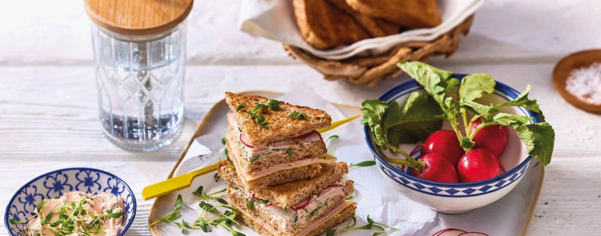 Dreidecker (Sandwichturm) für 4 Personen von lidl-kochen.de
