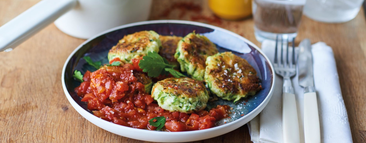 Zucchiniküchlein mit Tomatensauce für 4 Personen von lidl-kochen.de