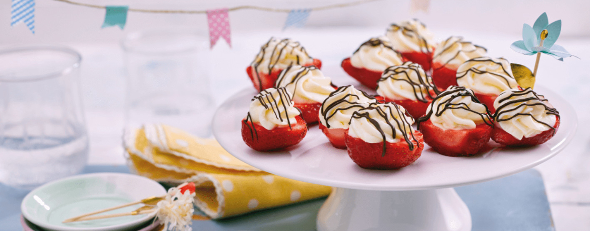 Erdbeer-Cheesecake-Häppchen für 4 Personen von lidl-kochen.de