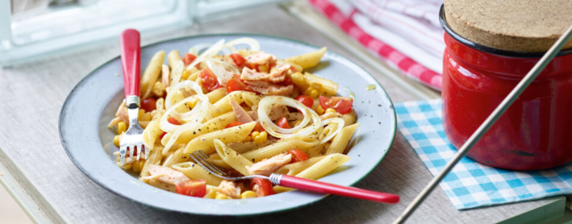 Nudelsalat mit Tomaten und Thunfisch für 4 Personen von lidl-kochen.de