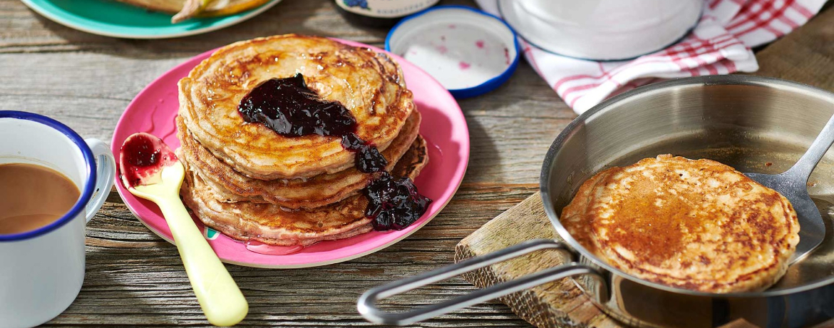 Vegane Bananen-Pancakes zum Campen für 4 Personen von lidl-kochen.de