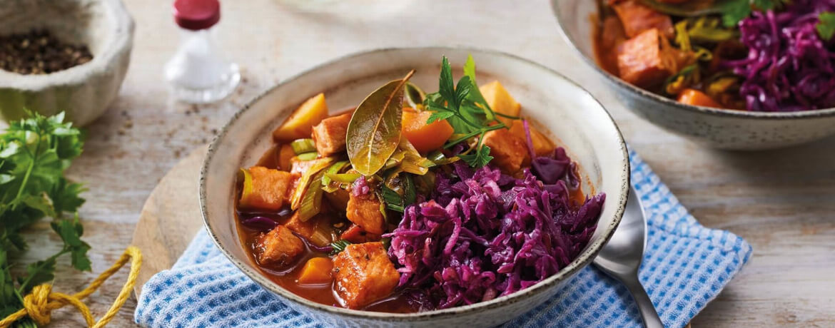 Kasselertopf mit Apfelrotkohl für 4 Personen von lidl-kochen.de