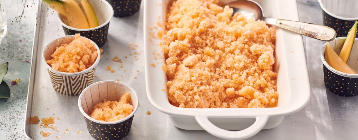 Canataloupe-Melonen-Granita für 4 Personen von lidl-kochen.de