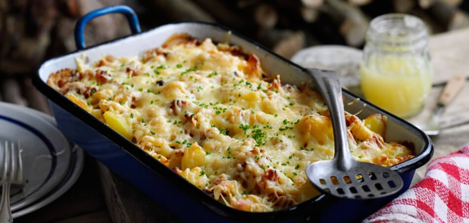 Älplermagronen mit Apfelmus für 4 Personen von lidl-kochen.de