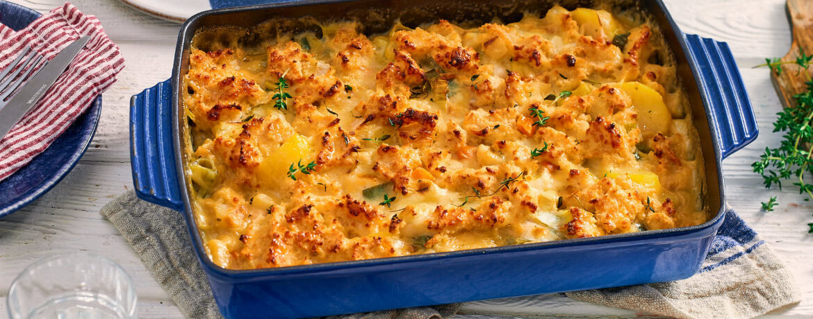 Wintergemüse-Auflauf mit Senfkruste für 4 Personen von lidl-kochen.de