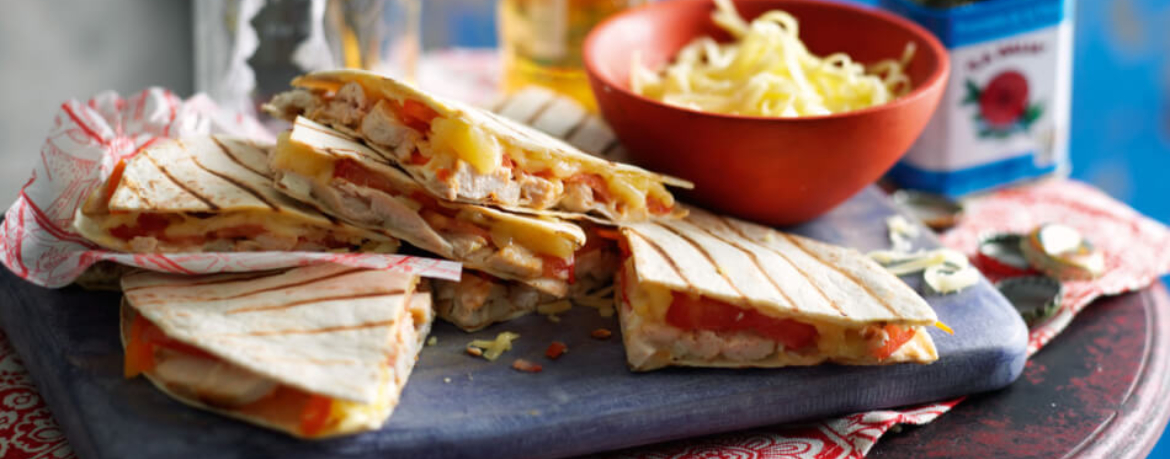 Quesadillas mit Hähnchenstreifen für 4 Personen von lidl-kochen.de