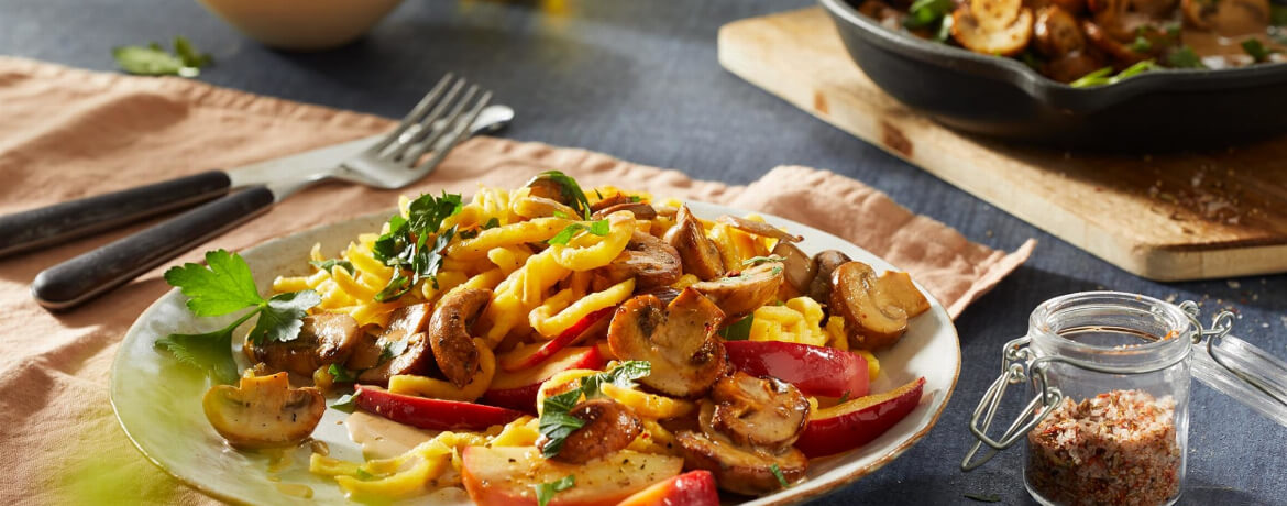 Spätzle mit Apfel und Sauerkraut - Rezept | LIDL Kochen