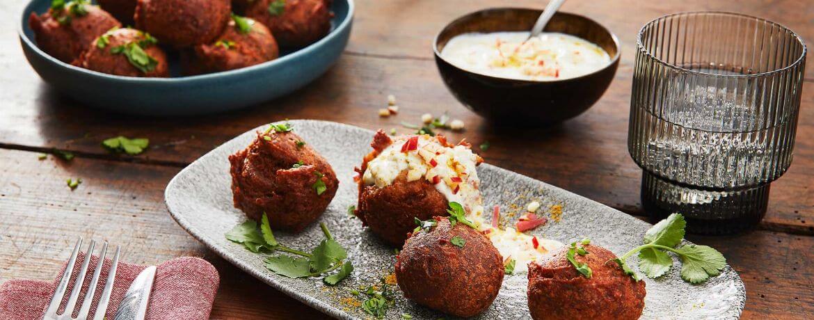 Vegane Falafel aus Roter Bete - Monsieur Cuisine Rezept