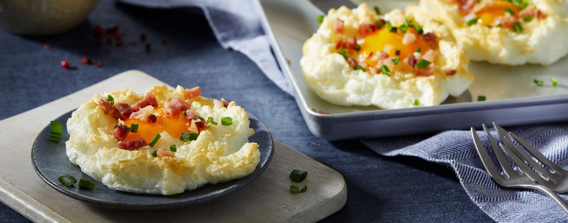 Cloud Eggs mit Schinken und Schnittlauch für 4 Personen von lidl-kochen.de