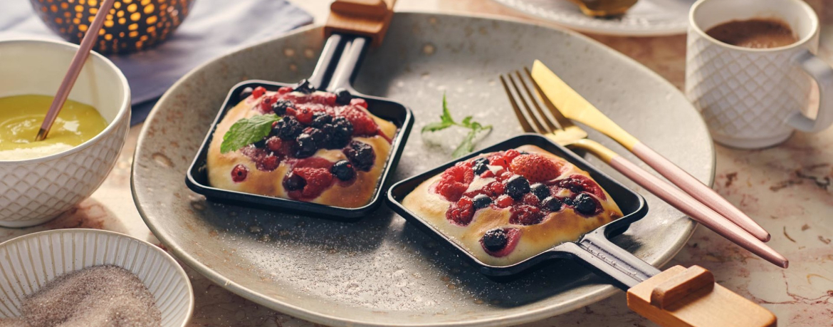 Raclette-Pancakes mit Beeren für 4 Personen von lidl-kochen.de