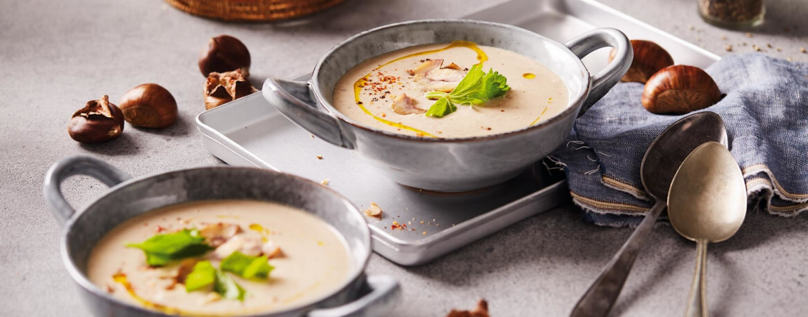 Maronensuppe mit Sellerie - Rezept | LIDL Kochen Maronensuppe mit Sellerie - Rezept | LIDL Kochen