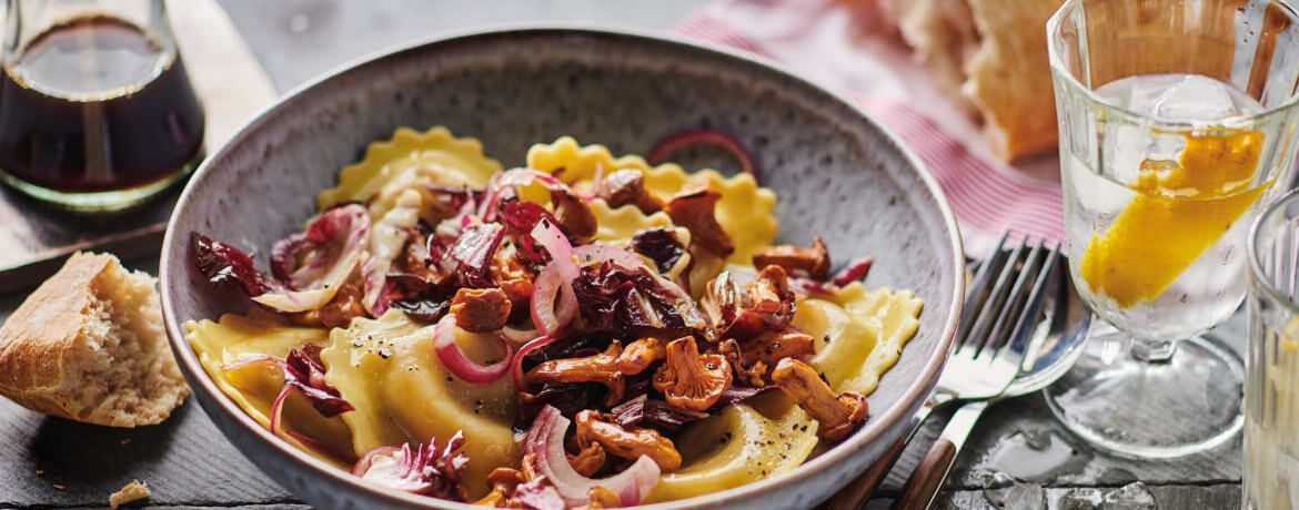 Ravioli mit Pfifferlingen - Rezept | LIDL Kochen