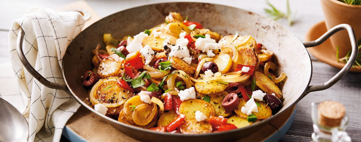 Griechische Kartoffelpfanne - Rezept | LIDL Kochen