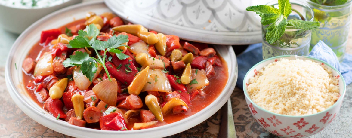 Lammwurst-Tajine mit Couscous für 4 Personen von lidl-kochen.de