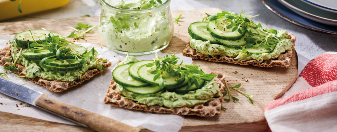 Knäckebrot mit Kräuterfrischkäse für 4 Personen von lidl-kochen.de